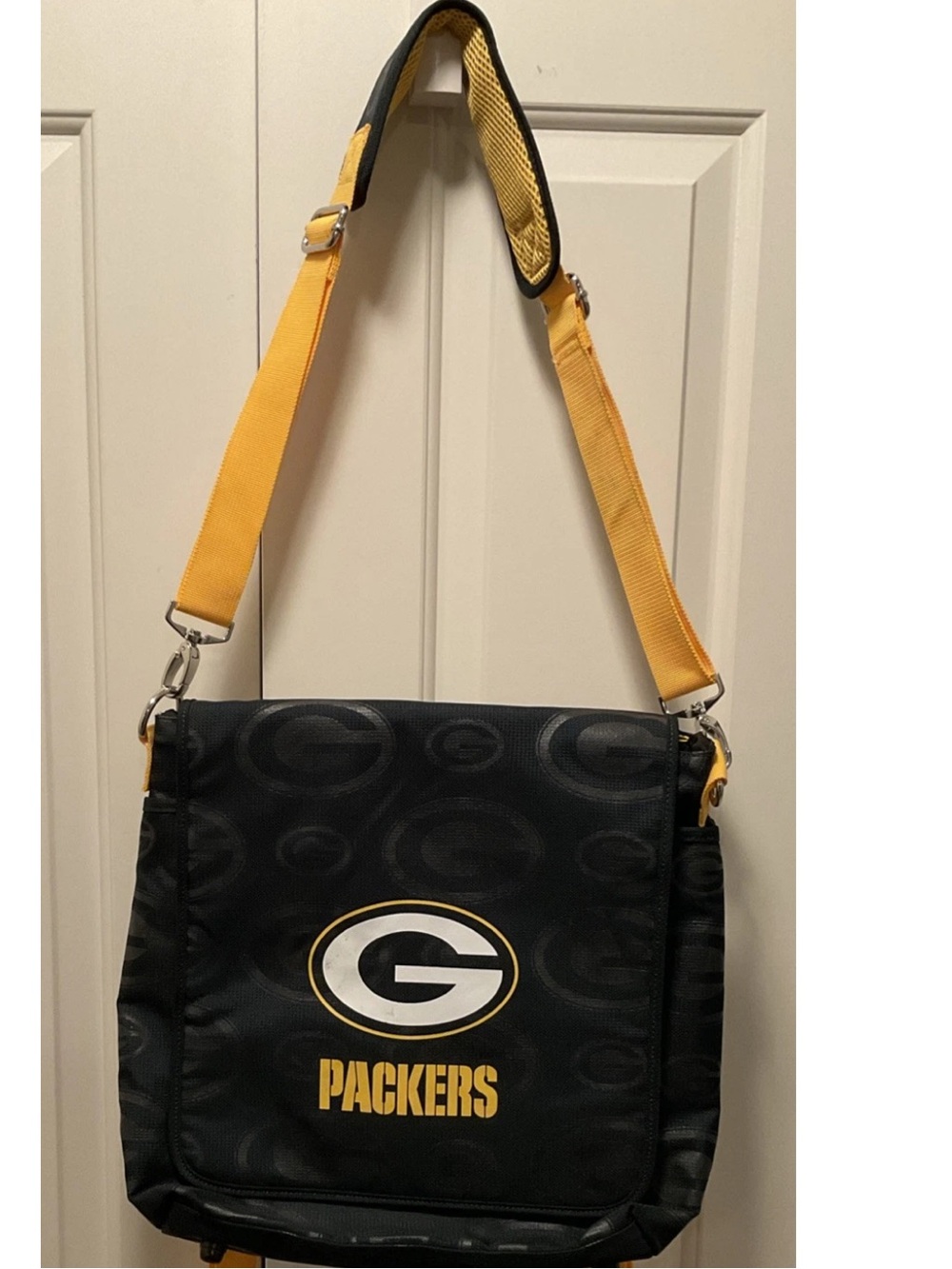 Lil Fan Green Bay Packers Messenger Tailgate Diaper Cooler Bag Backpack NEW